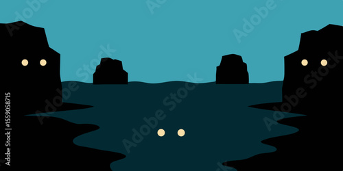 Option 3:
Night falls upon an ancient castle, its architecture prominent against the darkening sky and the distant city skyline, capturing the serene European landscape
