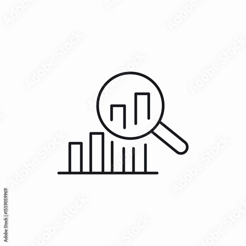 data search icon sign vector