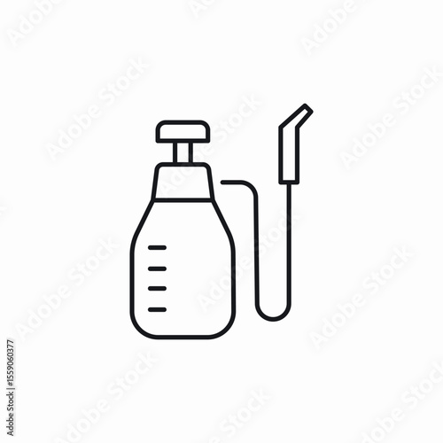gardening spray tool icon sign vector
