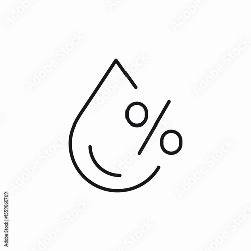 liquid amount icon sign vector