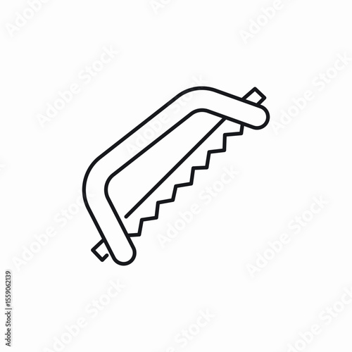 saw tool icon sign vector