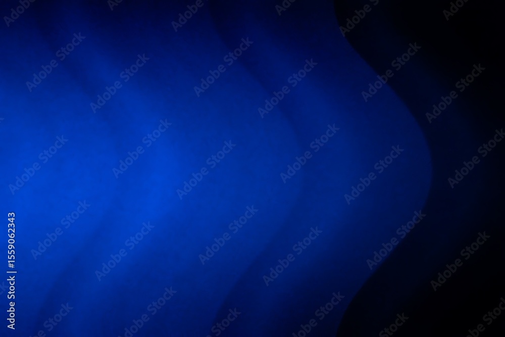 Obraz premium Abstract Blue Wave Background Dark and Moody Texture