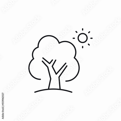 sunny day icon sign vector