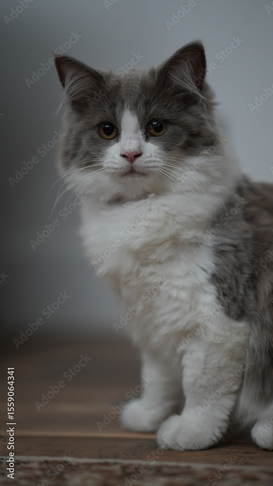 Obraz premium A kitten sitting