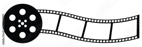 Vintage Film Strip Roll – Retro 35mm Camera Negative Frame for Movie, Photo and Video Editing