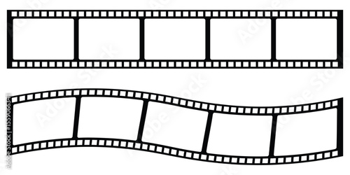 Vintage Film Strip Roll – Retro 35mm Camera Negative Frame for Movie, Photo and Video Editing