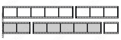Vintage Film Strip Roll – Retro 35mm Camera Negative Frame for Movie, Photo and Video Editing