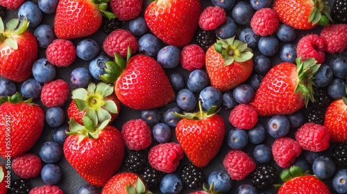 Fresh berries close-up