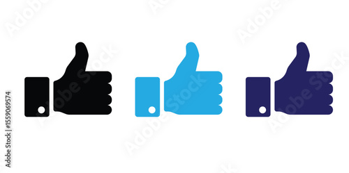 Like icon vector. hand like, hand thumb up icon,Thumbs up icon vector. Hand like. Like icon vector.Like icon vector. Thumbs up sign and symbol. Hand like