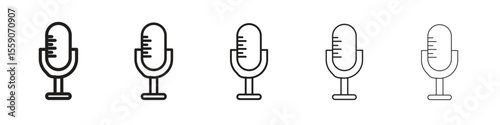 Voice recognition icon vector design element vector eps 10