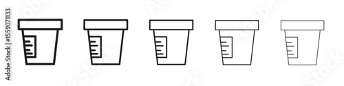 Urine test icon vector design element vector eps 10