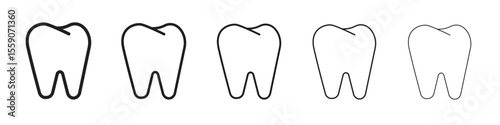 Tooth icon vector design element vector eps 10