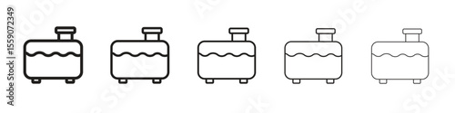 Sewerage tank icon vector design element vector eps 10