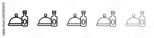 Room service icon vector design element vector eps 10