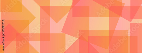 Abstract red and orange overlap triangle geometric technology pattern. minimal rectangle randomly arranged red lines transparent web square background layers. overlapping presentation design.	
