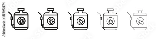Pesticide icon vector design element vector eps 10
