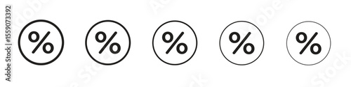 Percent icon vector design element vector eps 10