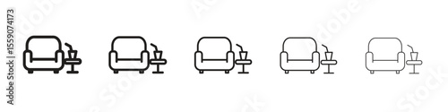 Lounge icon vector design element vector eps 10