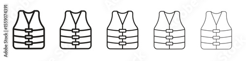 Lifejacket icon vector design element vector eps 10
