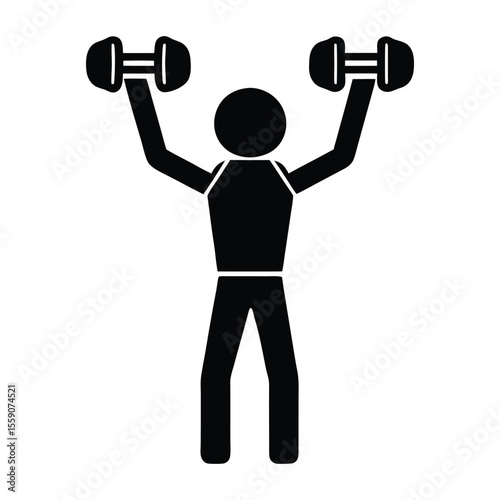 Fitness Workout Exercise Strength Training Dumbbells Gym