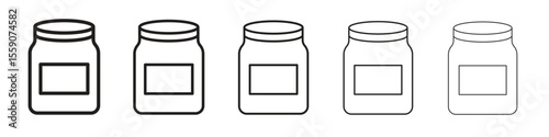 Jar icon vector, Symbol, logo illustrations