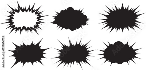 Comic explosion design vector illustration