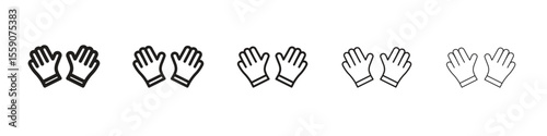 Gloves icon vector design element vector eps 10