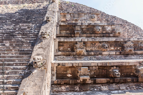 Temple of Quetzalcoatl, Teotihuacán Archaeological Zone, State of Mexico.