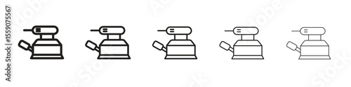 Floor sanding machine icon vector design element vector eps 10