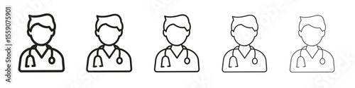 Doctor icon vector design element vector eps 10