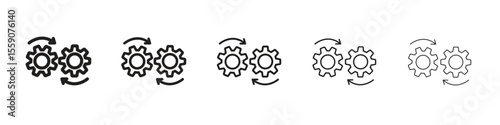Devops icon vector design element vector eps 10