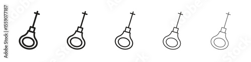 Car dipstick icon vector design element vector eps 10