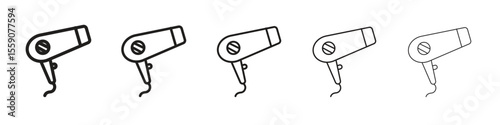 Blow dryer icon vector design element vector eps 10