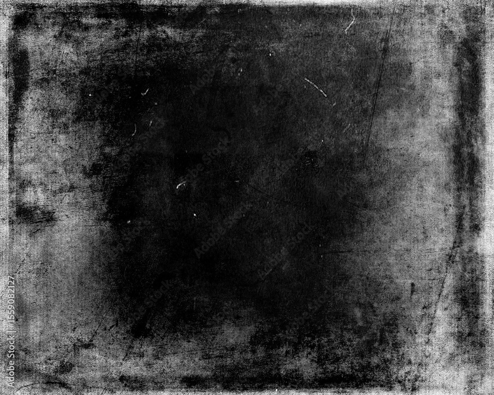 Fototapeta premium Grunge scratched background, obsolete texture, old film effect, copy space