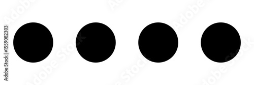 Set of halftone circle dots gradient pattern textures. Half tone dots backgrounds. Horizontal templates using halftone dots pattern.