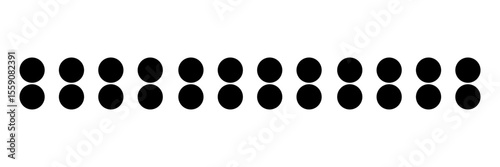 Set of halftone circle dots gradient pattern textures. Half tone dots backgrounds. Horizontal templates using halftone dots pattern.