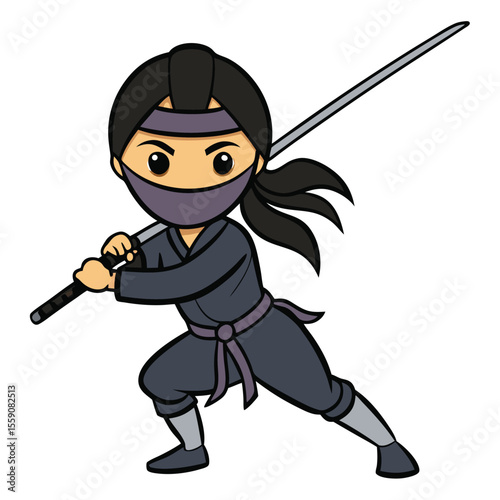 ninja with sword