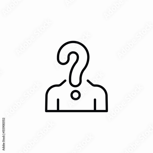 anonymous person icon sign vector