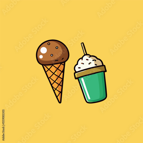 Fast-food stickers. Cartoon junk food snack labels, unhealthy meal with French fries pizza burger sandwich hot dog ice cream food, restaurant menu elements