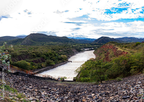 mountain road in the mountains Represa de Betania