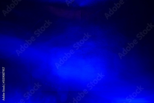 Blue smoky night scene, ground level, dark sky, background for design
