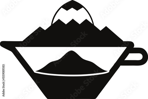 Espresso Machine Portafilter Icon Graphic