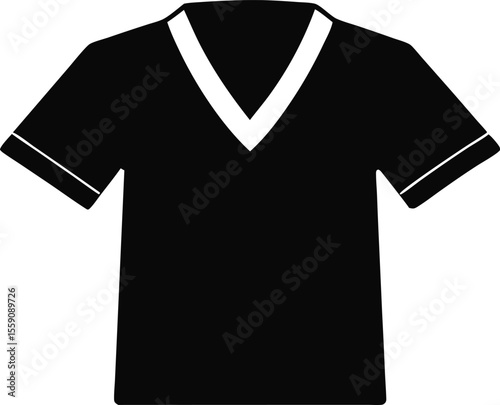V Neck Scrub Top Uniform Illustration