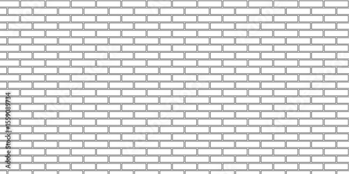 Empty stucco masonry pavement floor and wall limestone brickwork concrete texture. Urban white, black line cement rough row wallpaper abstract background.	