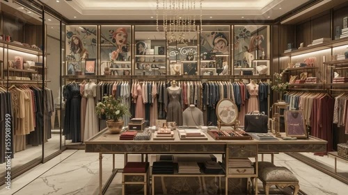 Elegant Women's Clothing Boutique Showcasing Fashion and Sophistication
