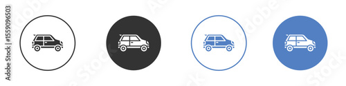 Compact car icon