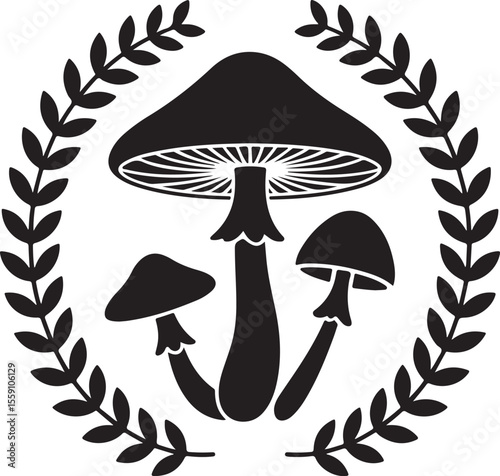 Wild Mushroom Silhouette Vector

Forest Toadstool Illustration

Magic Mushroom Nature Design

Woodland Mushroom Silhouette Art

Mushroom Cap Vector Graphic