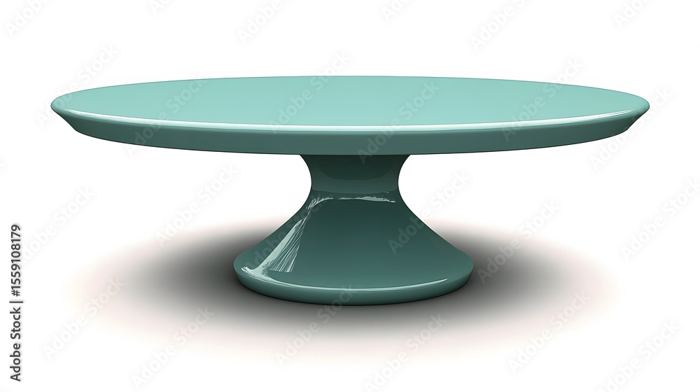 Elegant Teal Cake Stand Pedestal Display Elegant Teal Cake Stand Pedestal Display