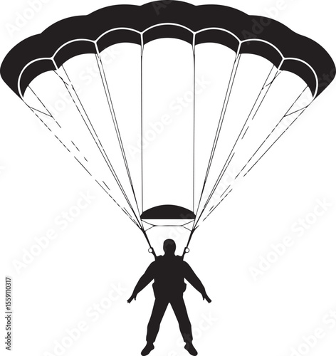 Parachuting Silhouette Clipart – Skydiver and Parachute SVG Bundle

Skydiving Action Silhouettes – Freefall and Parachute Vector Art

Extreme Sport Silhouette Set – Parachuting and Skydiving Designs

