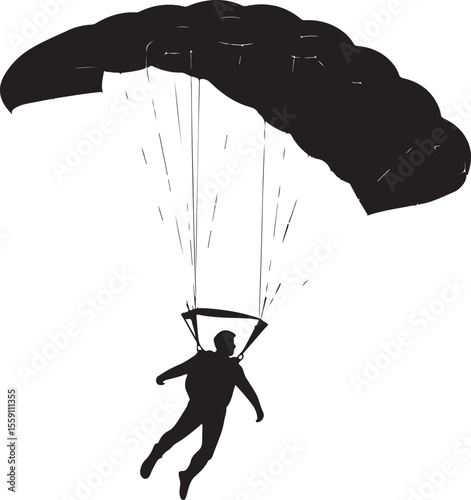Parachuting Silhouette Clipart – Skydiver and Parachute SVG Bundle

Skydiving Action Silhouettes – Freefall and Parachute Vector Art

Extreme Sport Silhouette Set – Parachuting and Skydiving Designs

